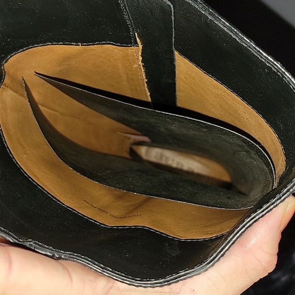 Burberry adelaide black leather riding boots - Picture 6 of 7